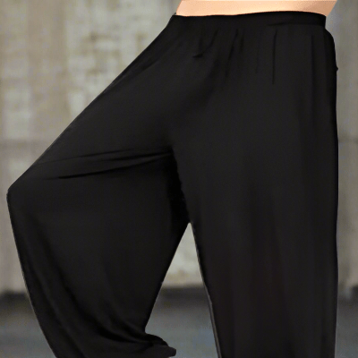 Pantalon décontracté pour homme - MenYogaPants™ - Noir - Coin du Yoga